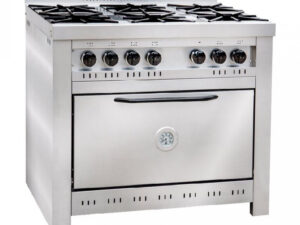 Cocina Industrial en Acero Inoxidable CORBELLI CF100 6 Hornallas